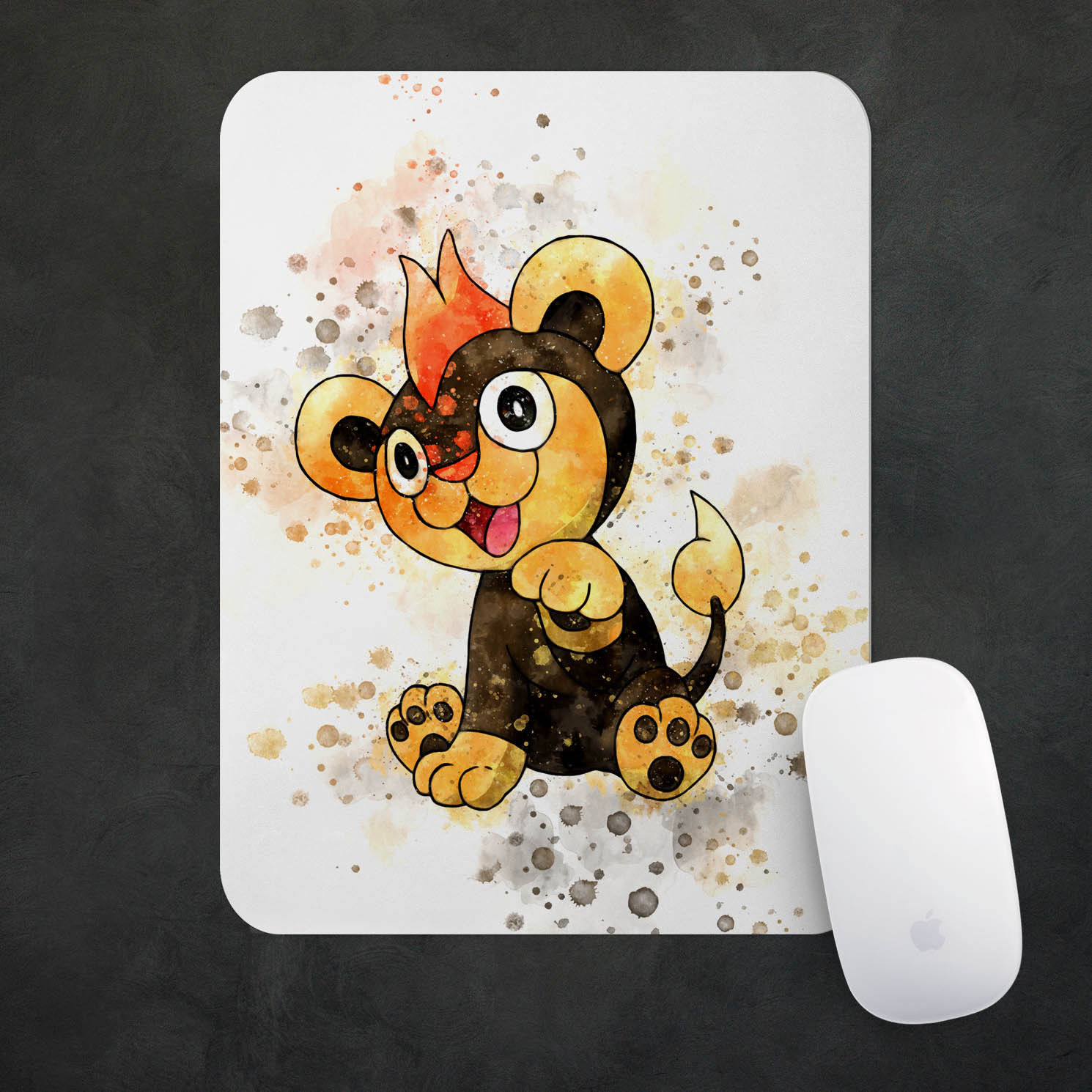 Litleo Pokemon Mouse Pad Anime Gaming Mousepad TOP Quality BIG SIZE