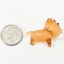 Handmade Brown Horse Pony Tiny Miniature Micro Mini Lampworking Glass Figurine image 6