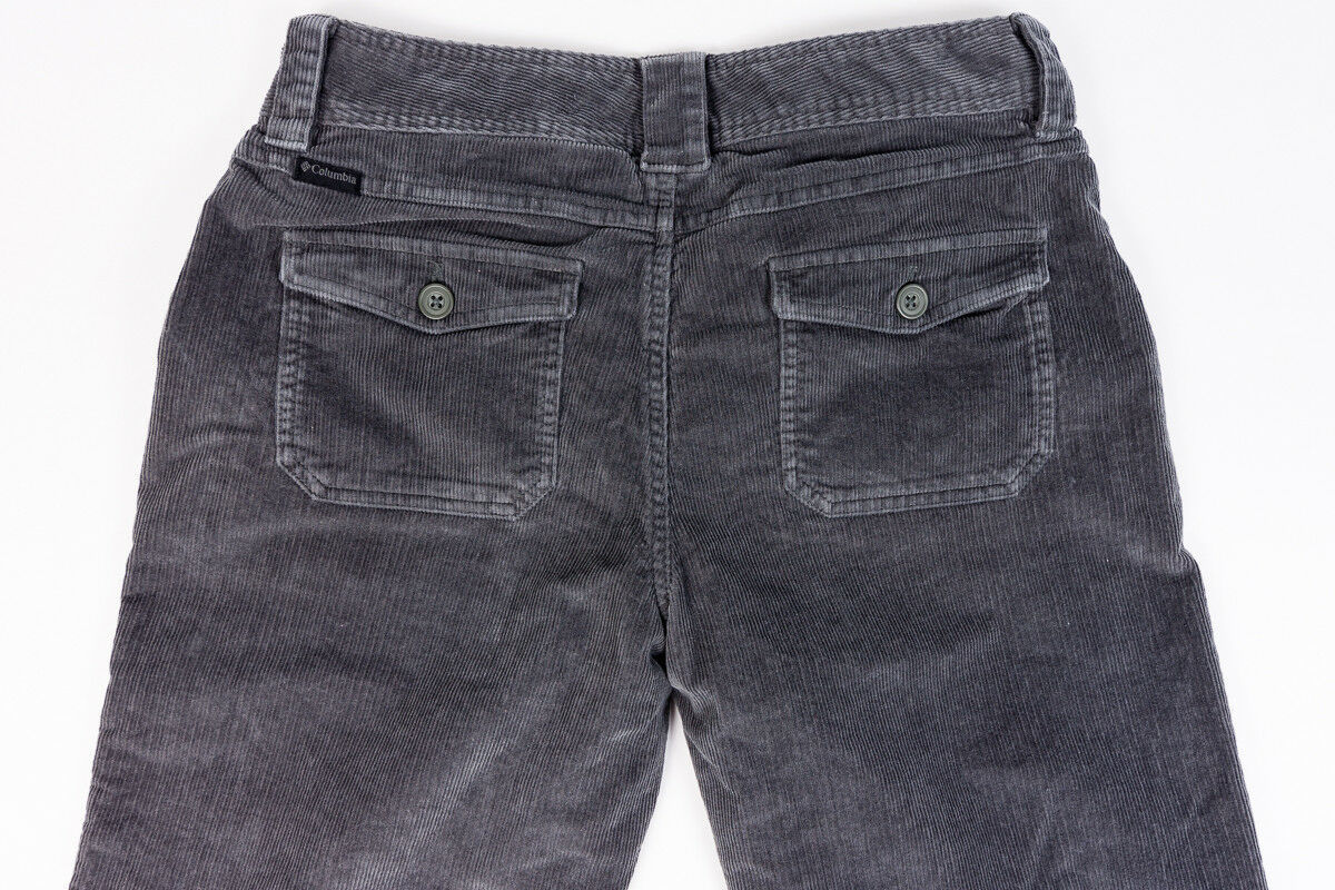 COLUMBIA Womens Grey Corduroy Pants Size 10 Regular EUC - Pants