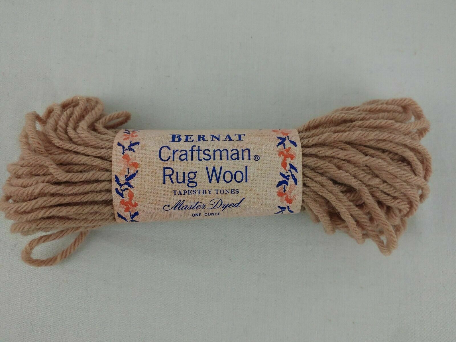 Wool Rug Yarn Bernat Craftsman 1 oz 30 Yd Skein Tapestry 20+ COLORS Vtg