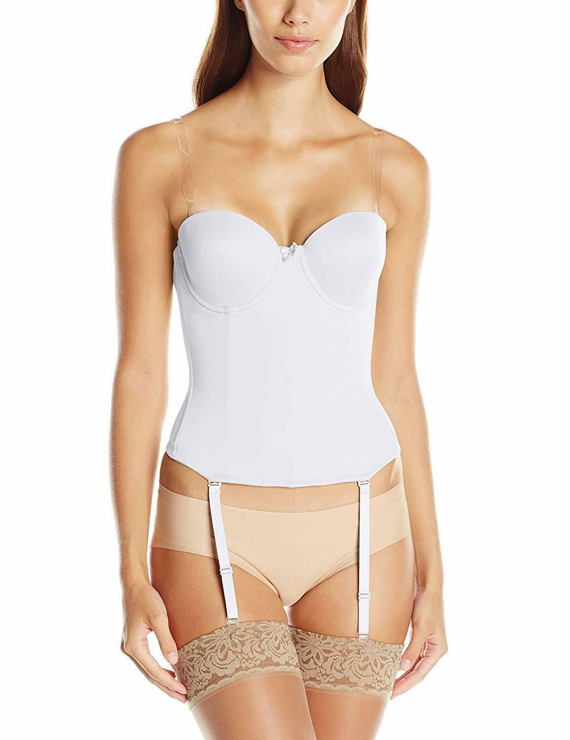 low back bustier strapless