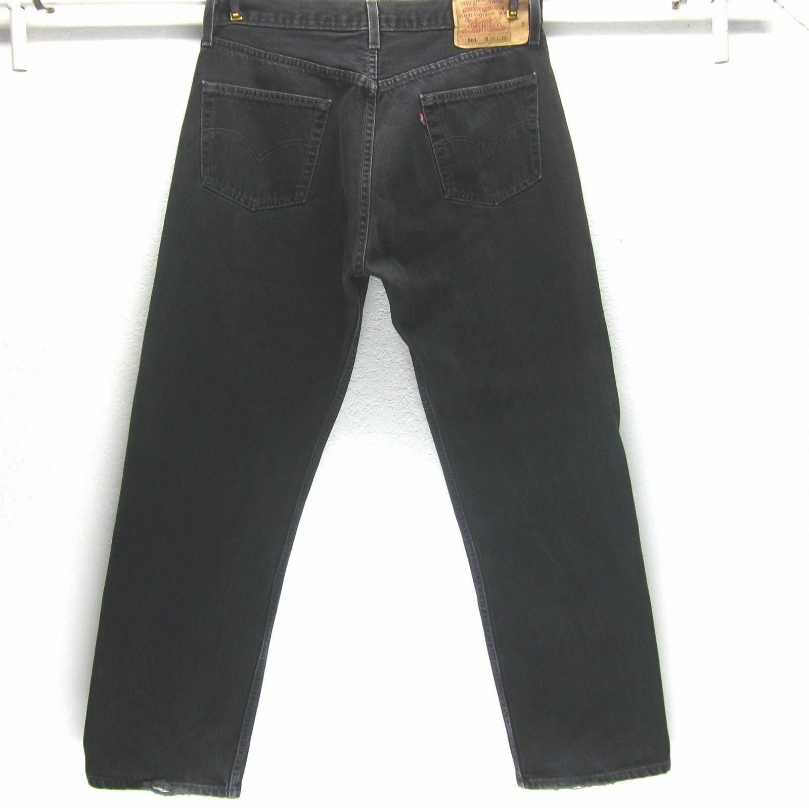 levis 501 black jeans mens