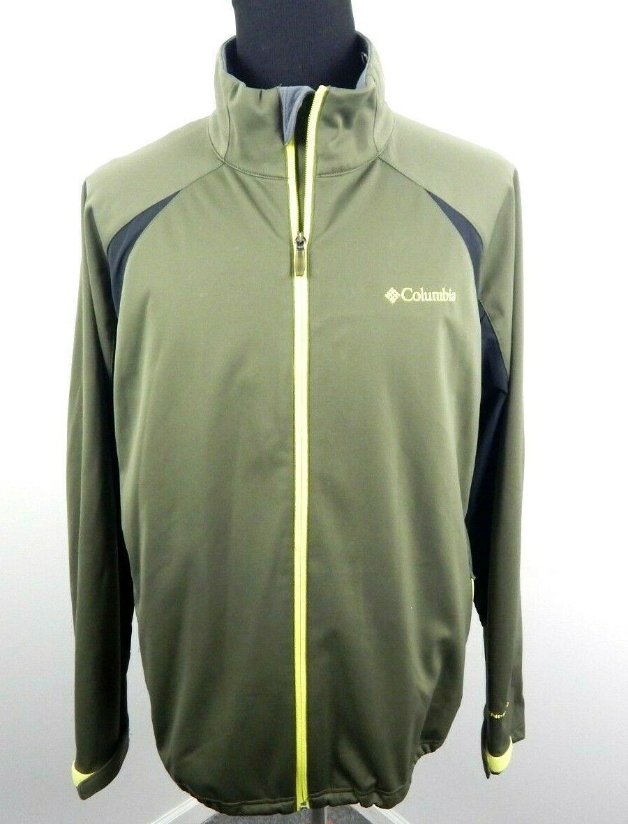 Columbia Mens Omni Heat Omni Wind Block Jacket Coat Size XXL Green ...