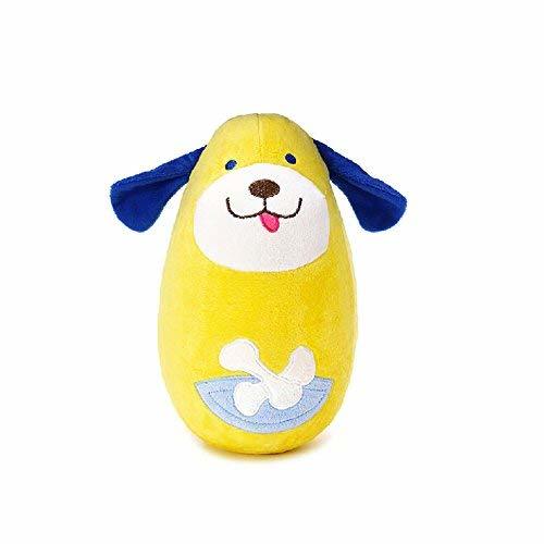 PANDA SUPERSTORE Lovely Dog Tumbler Roly Poly Toys Push and Pull Toys