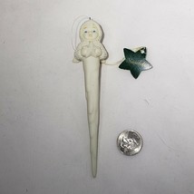 Department 56 Snowbabies Bisque Porcelain Icicle Ornament My First Star w Tag - $7.95