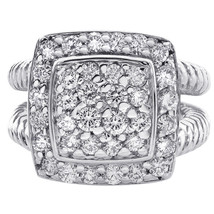 1.75 Carat Round Cut Diamond Anniversary Ring 14K White Gold - $2,563.11