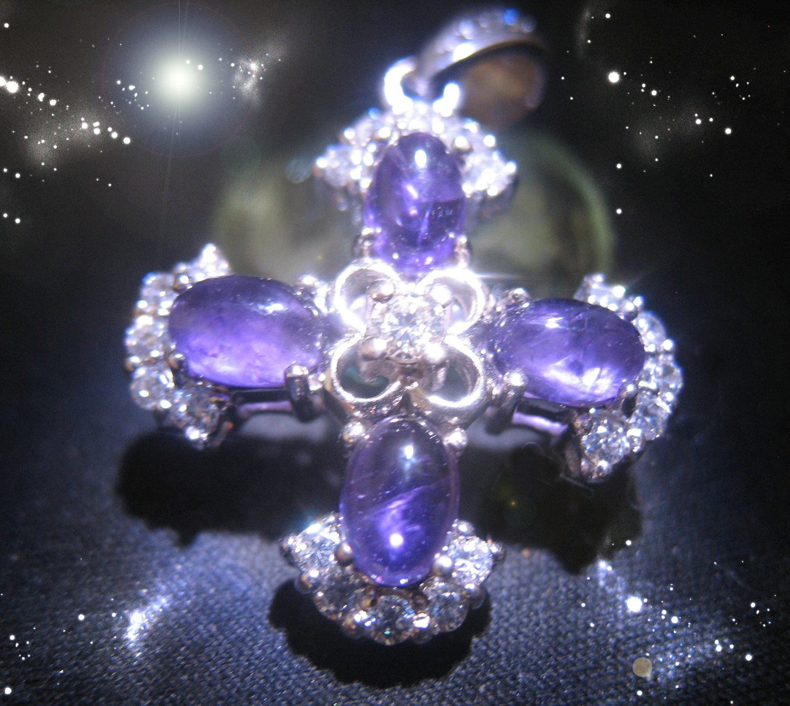 Primary image for HAUNTED CROSS NECKLACE THOU SHALL NOT HARM ME HIGHEST LIGHT COLLECT OOAK MAGICK
