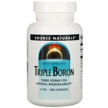 Source Naturals Triple Boron 3 mg 200 Caps - $32.86