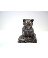 Franklin Mint Woodland Animals pewter figurine The RACCOON Jane Lunger 1981 - $7.55