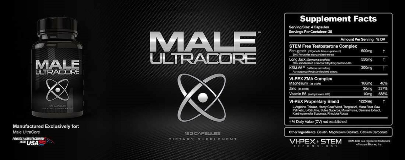 Item image 4. Male Ultracore - Testosterone Booster & Performance Enhan...