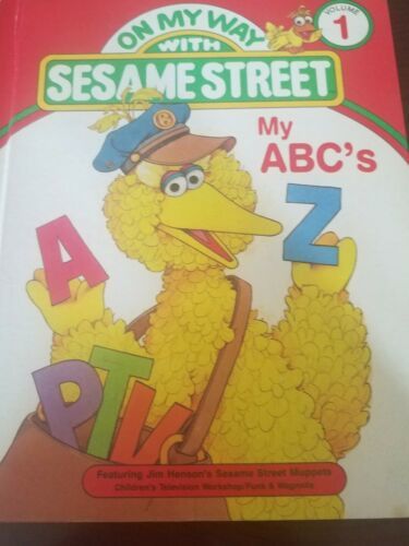 On my way with sesame street book volume 1 my ABCs vintage Hardcover ...