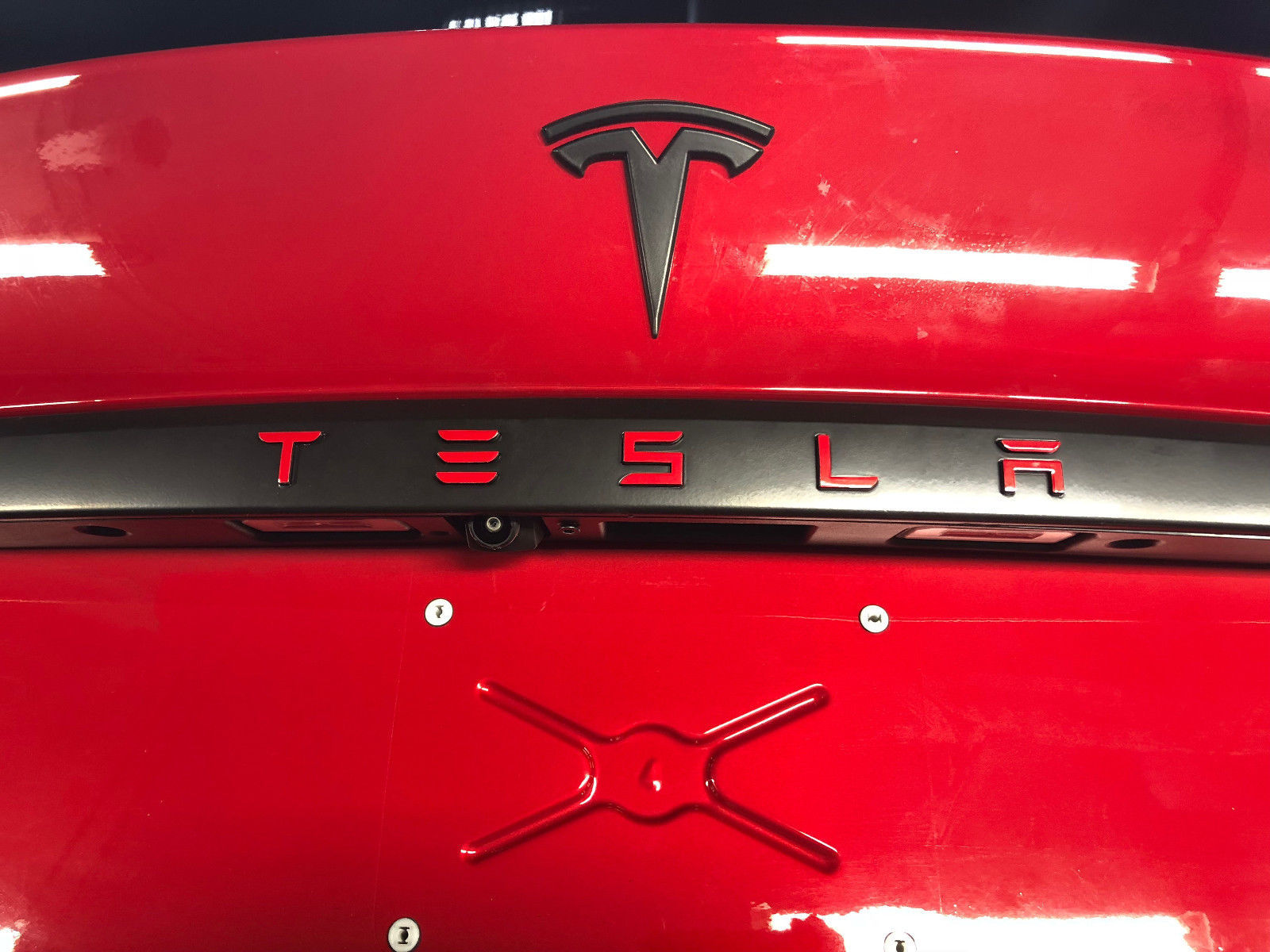 Tesla Symbol Custom Color Vinyl Decals - Decals, Stickers & Vinyl Art