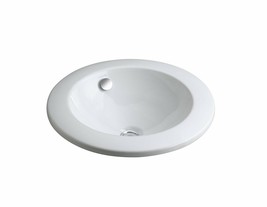 KOHLER K-2532-0 Ronde Vessels Bathroom Sink, White - $113.40