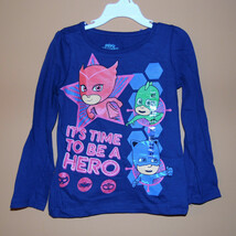 PJ Mask Toddler Girls Long Sleeve T-Shirts 2T or 3T NWT - $9.79