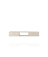 Liberty 62.99 Floating Office Desk in Off White - $240.51