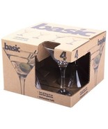 Home Essential Basic Set of 4 - 6 Ounce Martini Glasses - $25.00