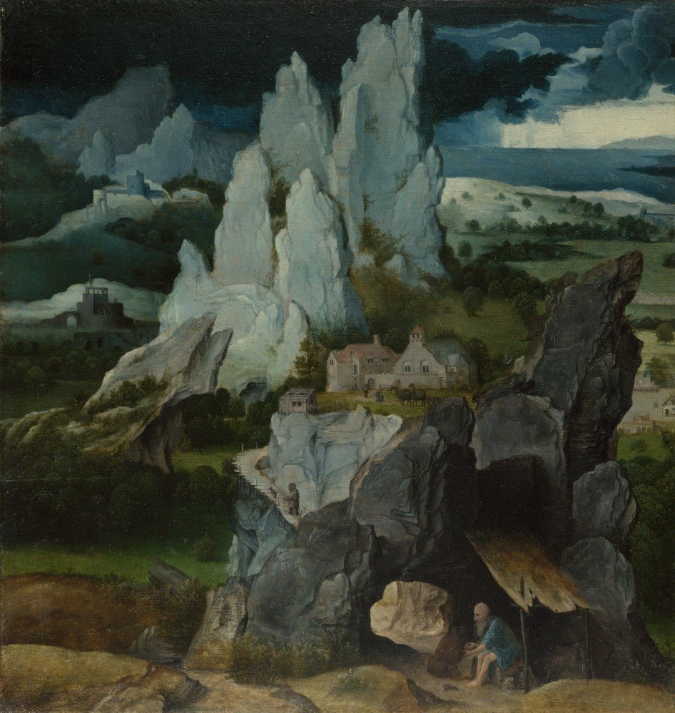 The Museum Outlet - the Workshop of Joachim Patinir - Saint Jerome in a Rocky La - Decals ...