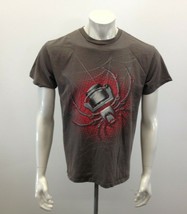Spiderwire Men's Graphic T Shirt Size Medium Gray Crew Neck Tee - $14.84