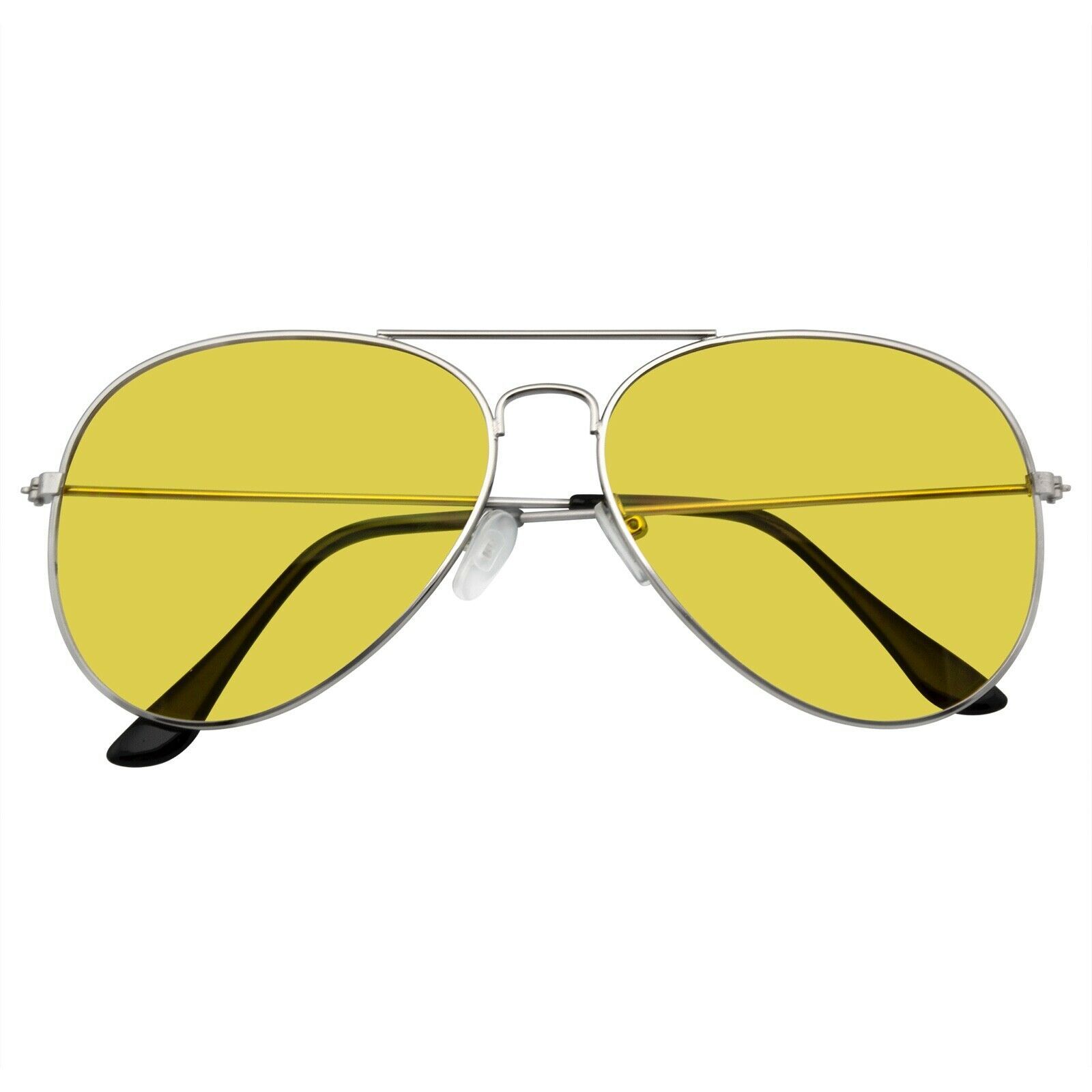 Sunglasses Night Driving UV400 Mens Womens Vision Sun Glasses Yellow Lens Unisex