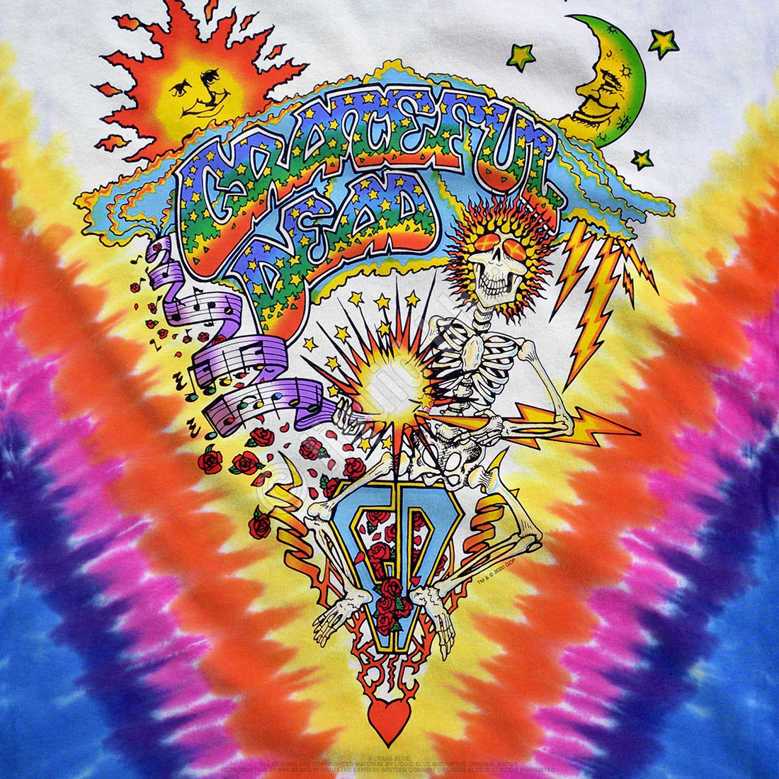 Grateful Dead Summer 92 Tie Dye Shirt Xl Deadhead Hippie Clothing T Shirts