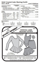Kids Crystal Lake Skating Gymnastics Outfit #516 Sewing Pattern (Pattern Only) - $8.00