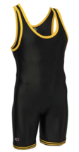 Cliff Keen | L7443J | BLACK & GOLD | Collegiate Wrestling Singlet | All Sizes - $59.99
