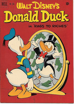 Walt Disney's Donald Duck Four Color Comic Book #356, Dell 1951 VERY FINE++ - $290.14