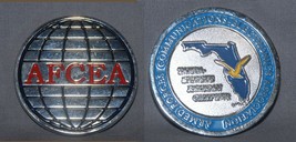 Armed Forces Communications Electronics Assoc - Big, silver challenge coin - $23.02
