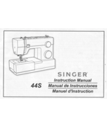 Singer 44S manual sewing machine instruction Enlarged Hard Copy - $13.99