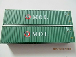 Jacksonville Terminal Company # 405149 MOL (green) 40' Container N-Scale image 1