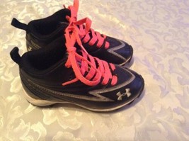Under Armour football cleats Size 12 shoes black boys - $24.99