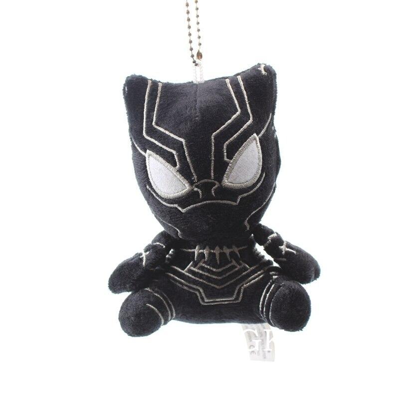 black panther plush doll