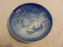 1970 Pheasants in the snow at Christmas Collectors Plate from B&amp;G Denmark  - $49.50
