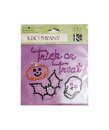 Trick or Treat Halloween Self-Adhesive Rhinestone Stickers - Pumpkin, Ba... - $4.79