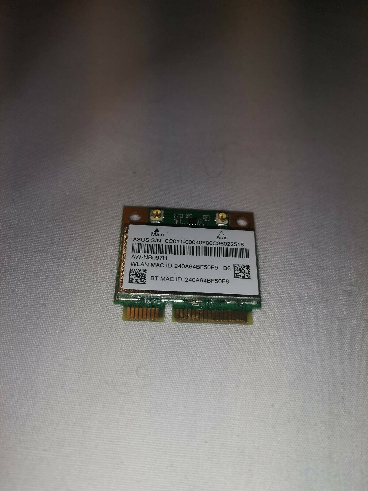Asus K55ADS71 15.6" Genuine Wireless WiFi Bluetooth Card AWNB097H