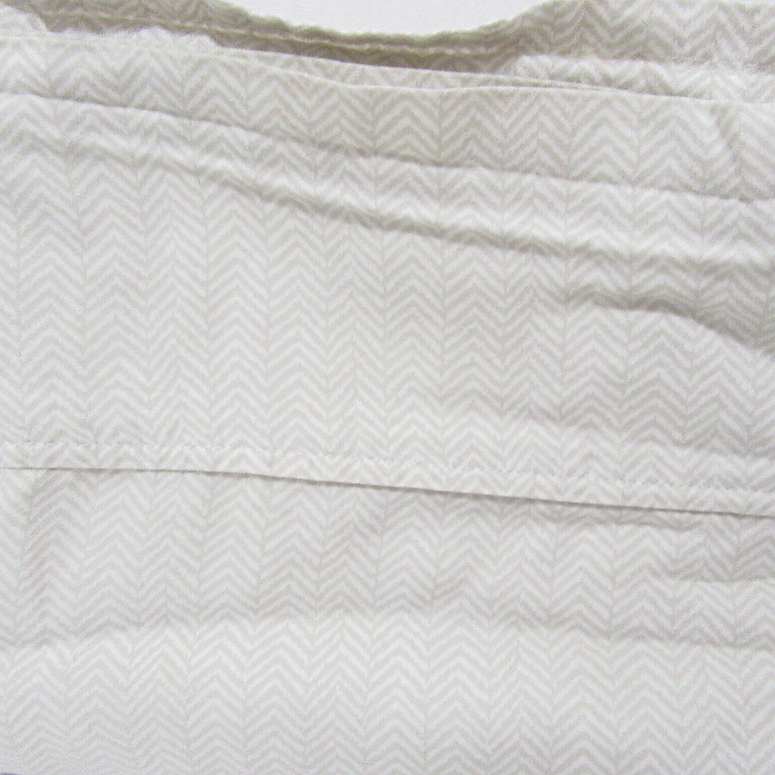 Peacock Alley Chevron Gray Full/Double Flat Sheet Sheets & Pillowcases