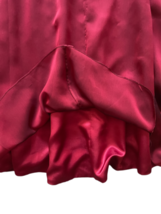 Full Length Strapless Burgundy Bridesmaid Dress Sz 14 Prom Irma's Original CA image 7