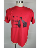 Vtg Hanes 50/50 Red Single Stitch T-Shirt Tee Gay Man Leather Daddy USA XL 46-48 - $148.50