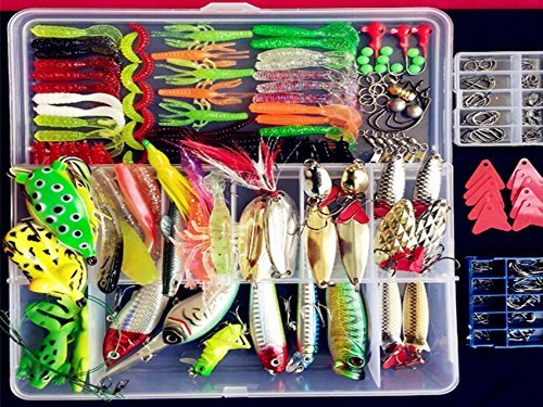 275pcs Set Bionic Fishing Lure Tackle Kit Set Minnow Crank Spoon Bait 