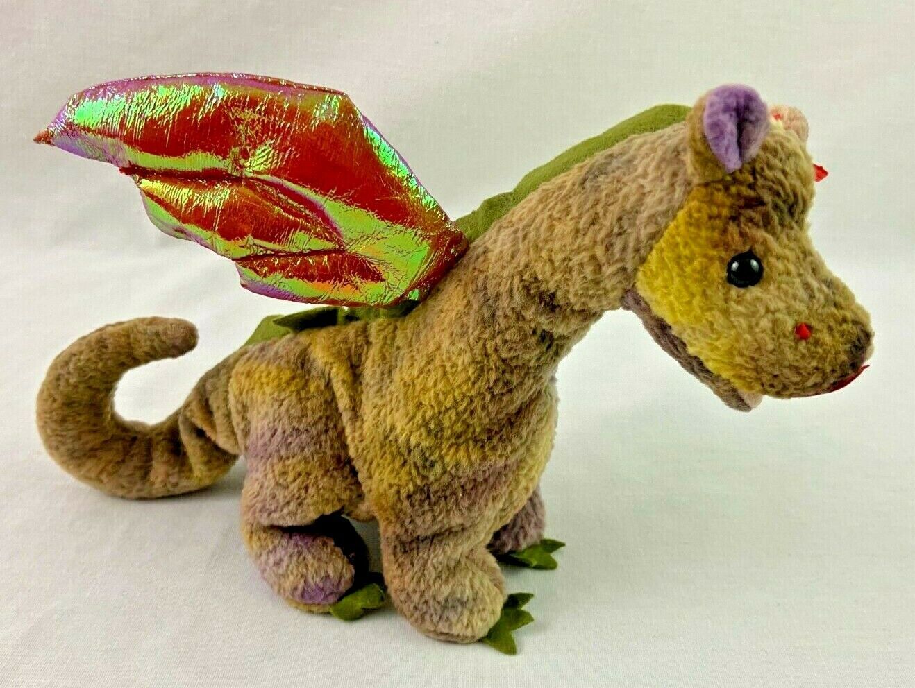 Ty Beanie Baby Scorch Dragon 5th Gen Tag Plush - Retired