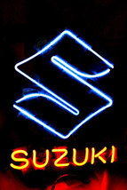 Brand New SUZUKI Auto Racing Beer Bar Neon Light Sign 16"x15" [High Quality] - $139.00