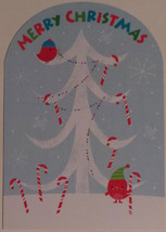 Greeting Christmas Card &quot; Merry Christmas &quot; Hope your Holiday is Candy-C... - $1.50