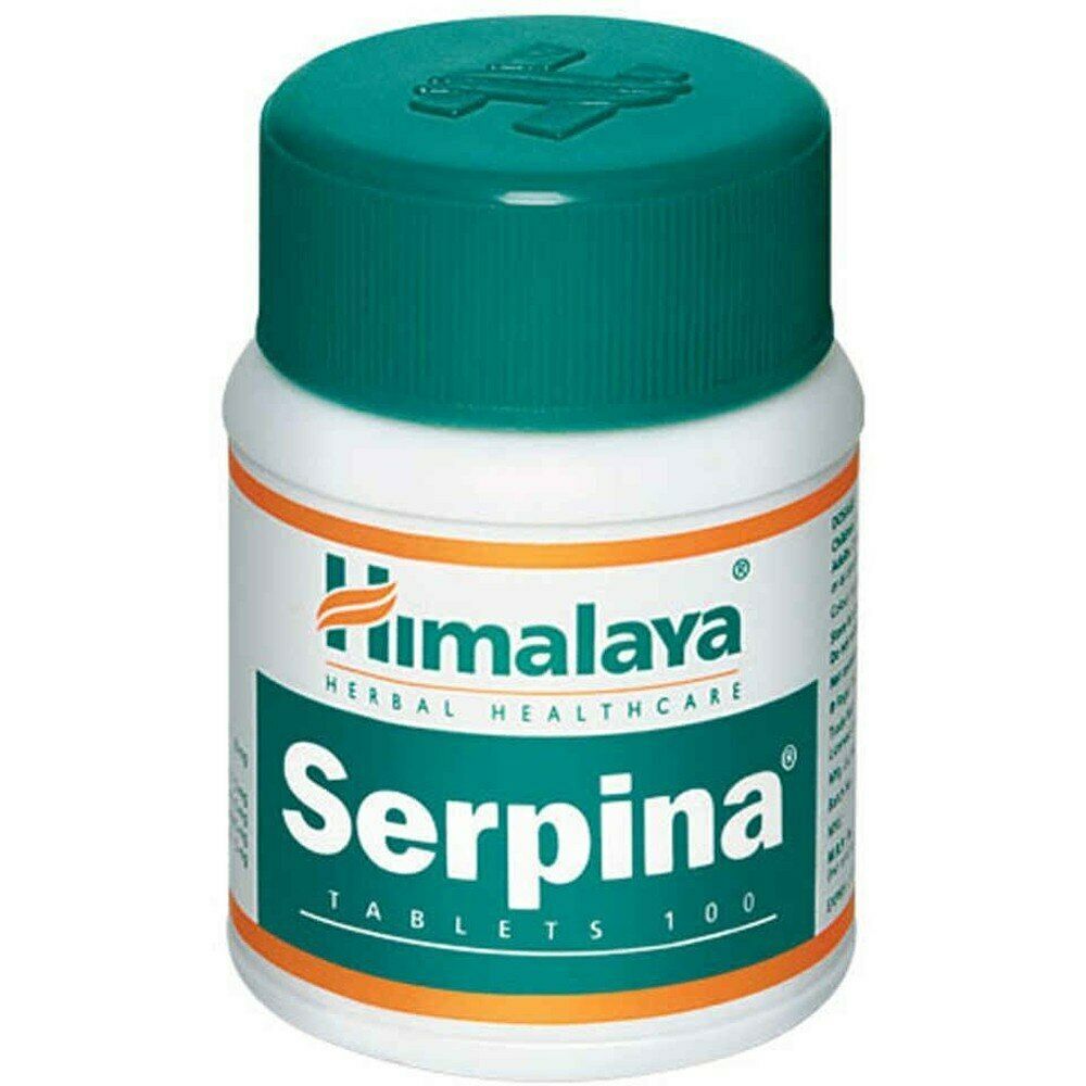Himalaya SERPINA Tablets (100 tabs) Bottle | Free Shipping 100% Safe Ayurvedic