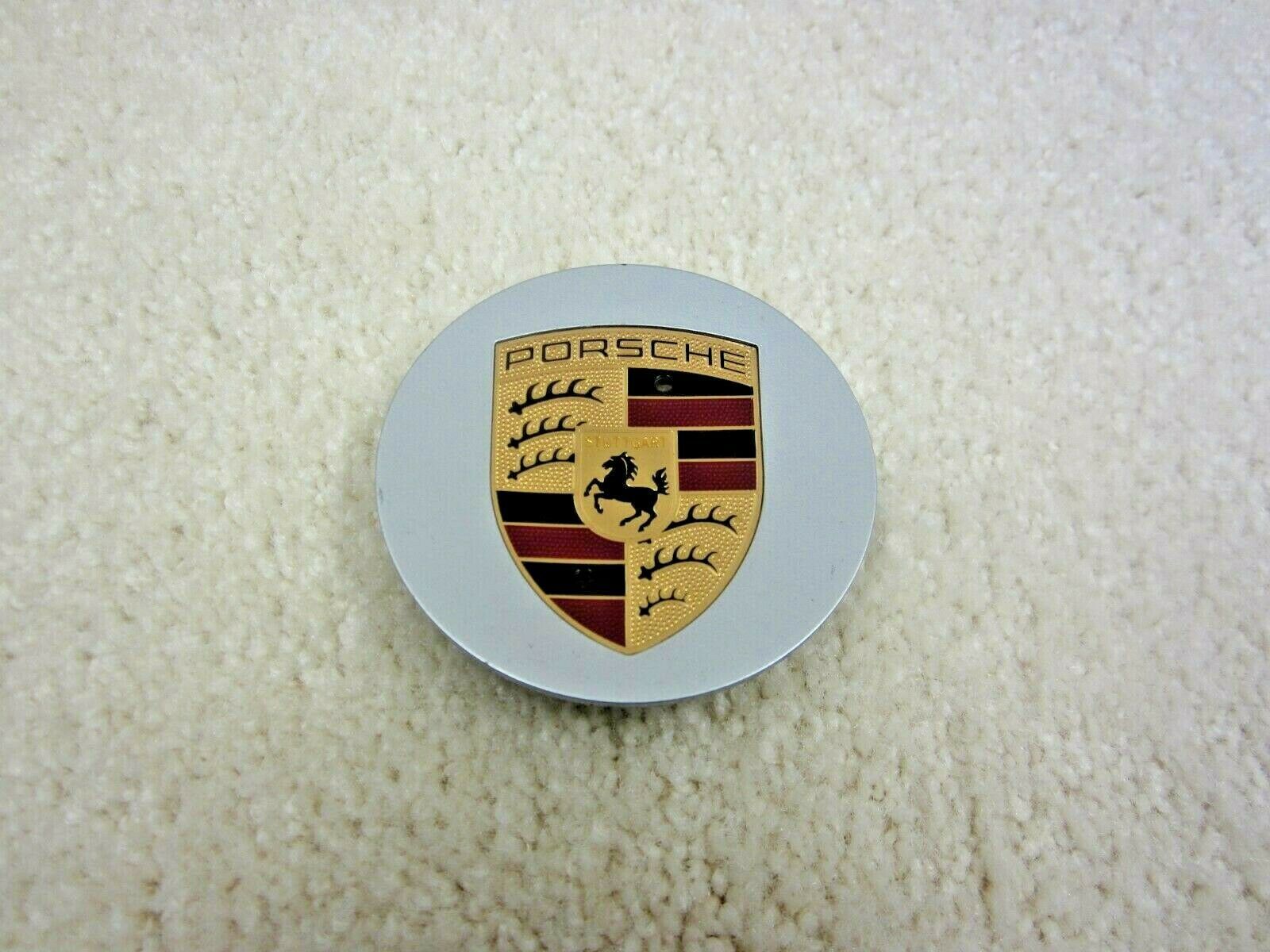 PORSCHE CAYENNE / CAYMAN / PANAMERA / BOXSTER SILVER WHEEL CENTER CAP