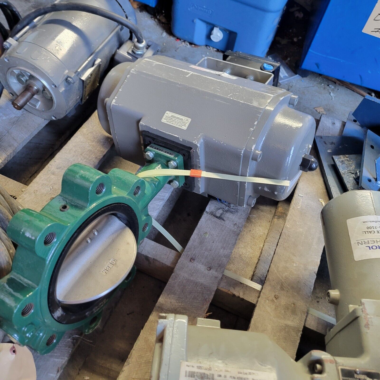 CRANE CENTERLINE ACTUATOR 06C104435X ELOMATIC ESA 6" BUTTERFLY VALVE