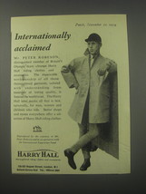 1954 Harry Hall Riding Clothes Advertisement - Peter Robeson - $14.99