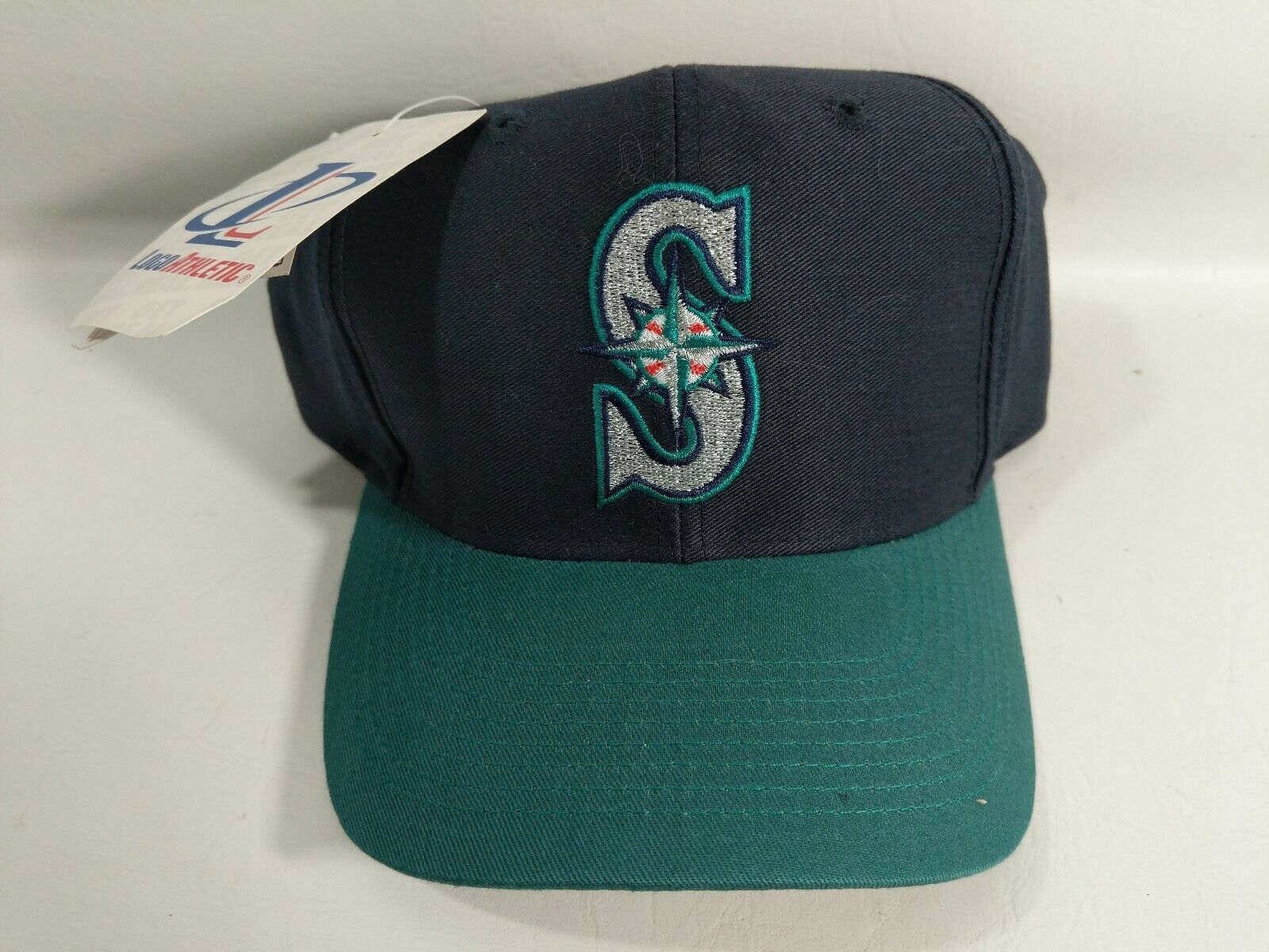 Seattle Mariners MLB Licensed Cap Baseball Vintage 90's New Era Teal ...