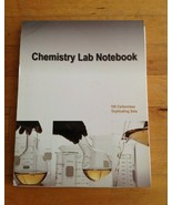 Lab Notebook 100 Carbonless Pages Permanent Top Bound (Copy Page Perfora... - $15.83