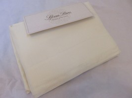 Sferra Luxury Hotel Herringbone 4p Queen Sheet Set Ivory 500tc $665 Egypt Sateen - $339.45