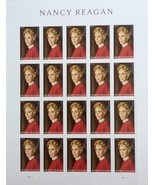 Nancy Reagan USPS Forever Stamp Sheet 2022 - $19.95